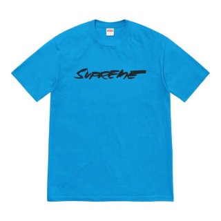 Supreme Futura Logo Tee- Bright Blue