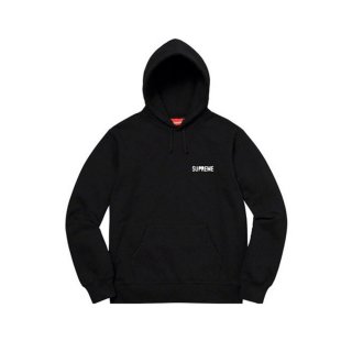 Supreme Restless Youth Hooded Sweatshirt- Black